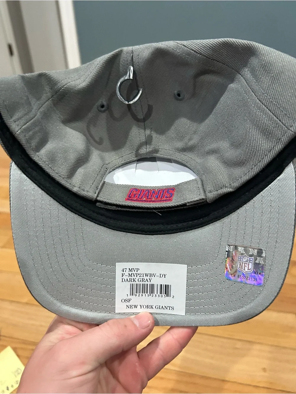 '47 MVP Gray New York Cap with Blue & Red Logo